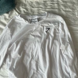 White gymshark long sleeve